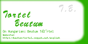 tortel beutum business card